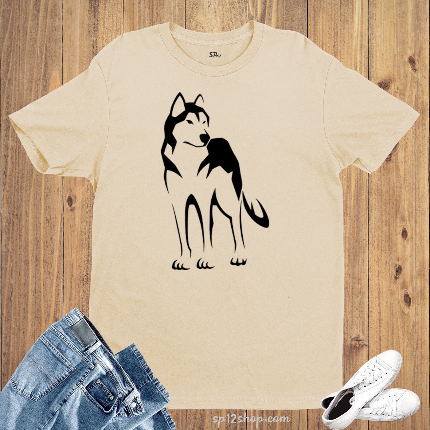 Graphic Animal t Shirts Siberian Husky Dog Breed Owner