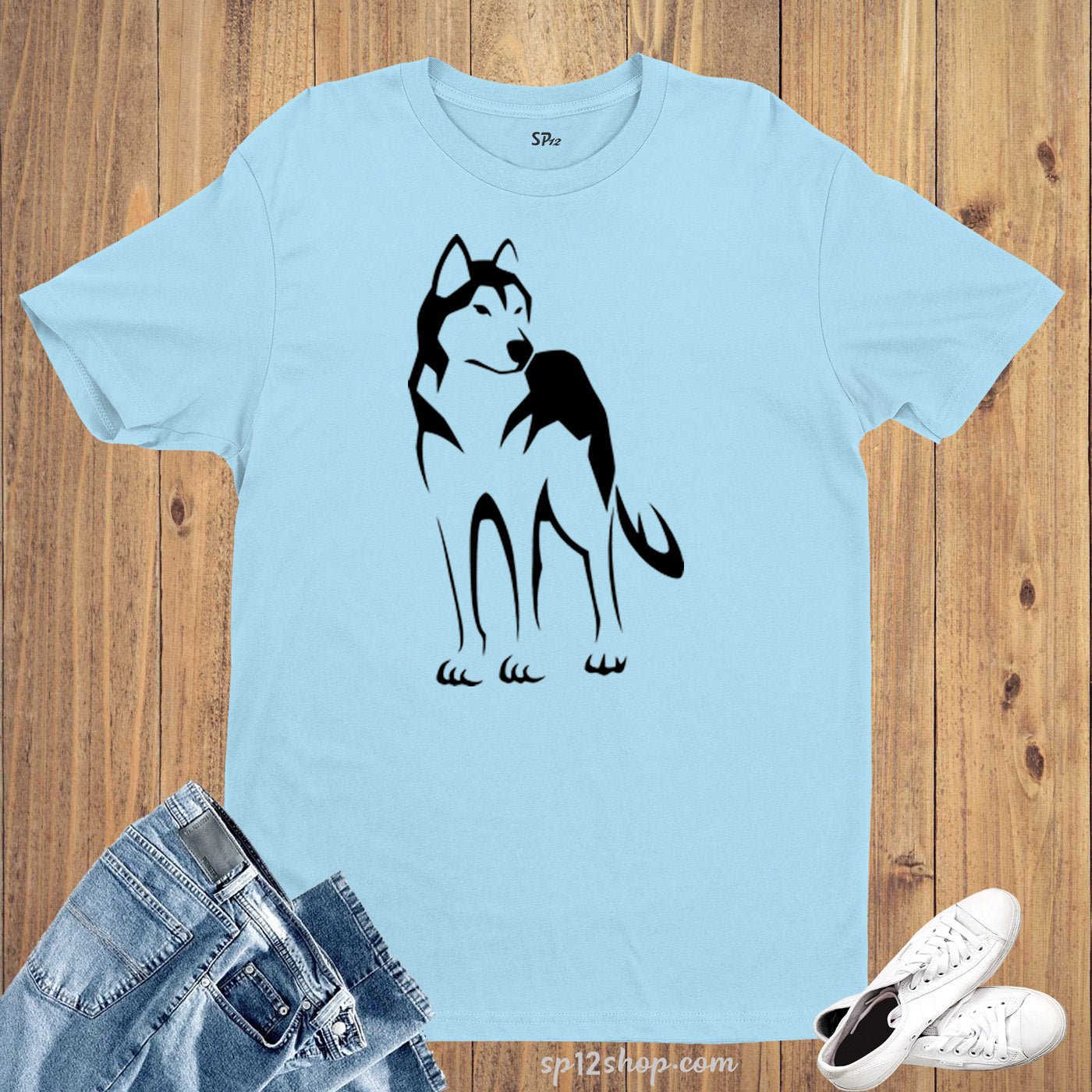 Graphic Animal t Shirts Siberian Husky Dog Breed Owner