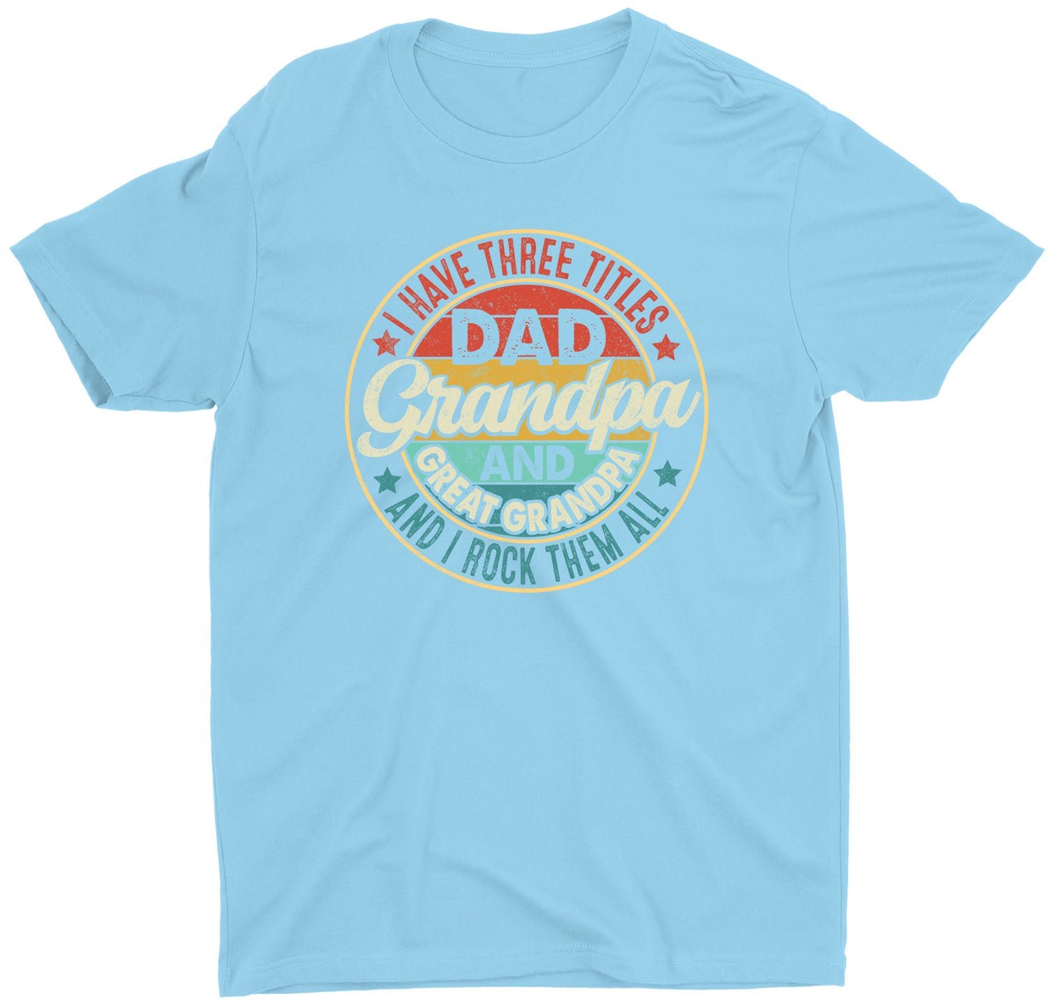 Dad Grandpa Great Grandpa Custom Short Sleeve Fathers Day T-Shirt - Image 4