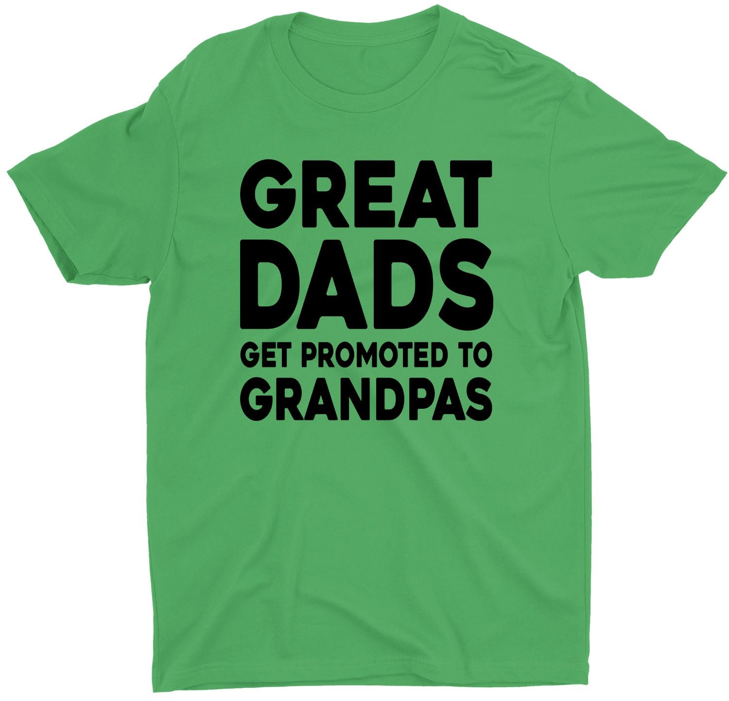 Dad Get Promoted To Grandpa Custom Short Sleeve Father's Day T-Shirts