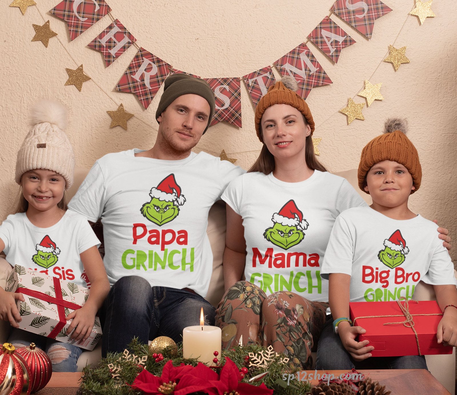 Grinch Christmas Family T Shirt