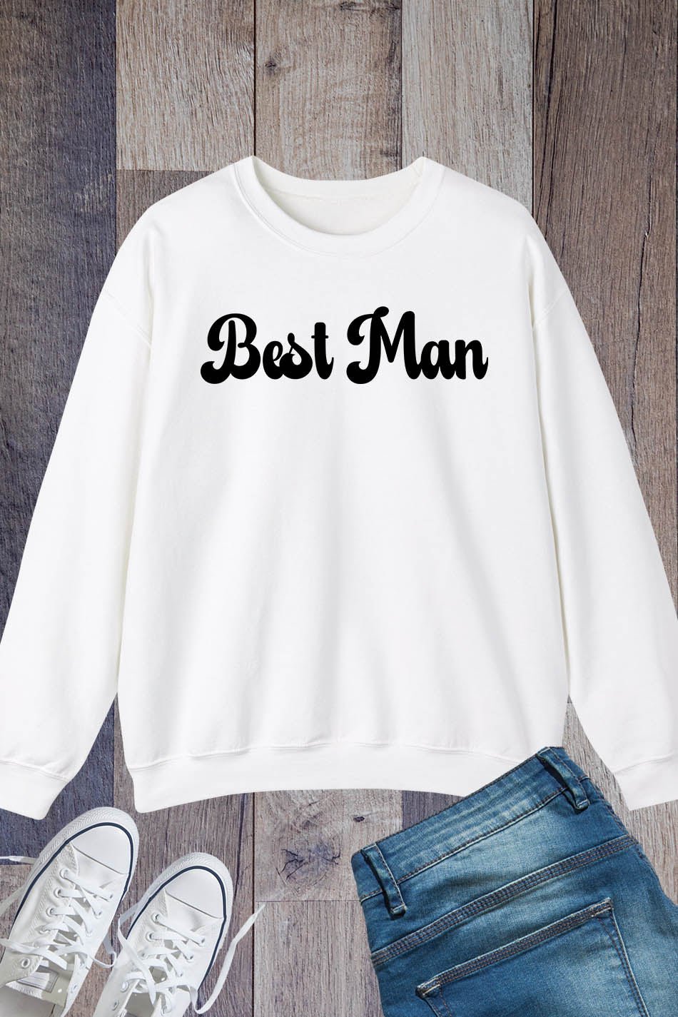 Groom party Sweatshirt Groom Groomsman Best man - Image 3