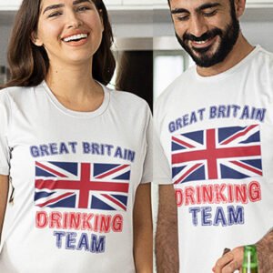 Great Britain Drinking Team Funny Olympics T Shirt