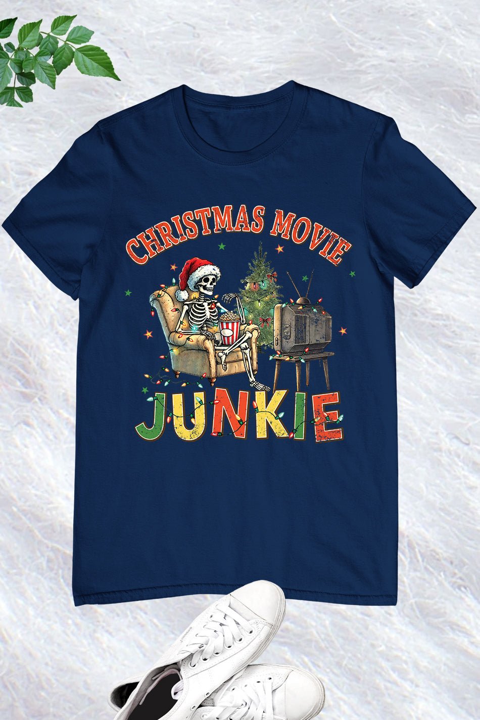 Christmas Movie Junkie Shirt - Image 8