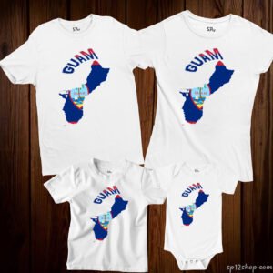 Guam Flag T Shirt Olympics FIFA World Cup Country Flag Tee Shirt