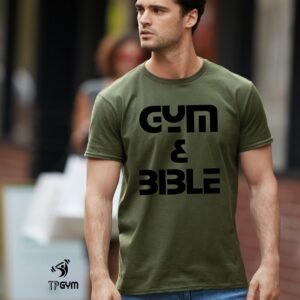 Gym And Bible Christian Healthy Life Crossfit Fitness Bodybuilding T shirt