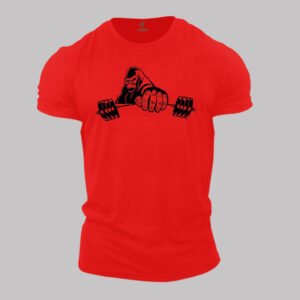 Gym Fitness Crossfit T shirt Ape Gorilla Weight Lifting