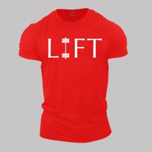 Gym Fitness crossfit T shirt Lift Dumbbells