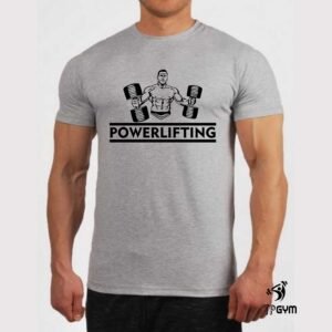 Gym Fitness Crossfit T shirt Powerlifting Dumble