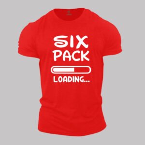 Gym Fitness crossfit T shirt Six Pack Loading Downloading
