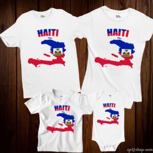 Haiti Flag T Shirt Olympics FIFA World Cup Country Flag Tee Shirt