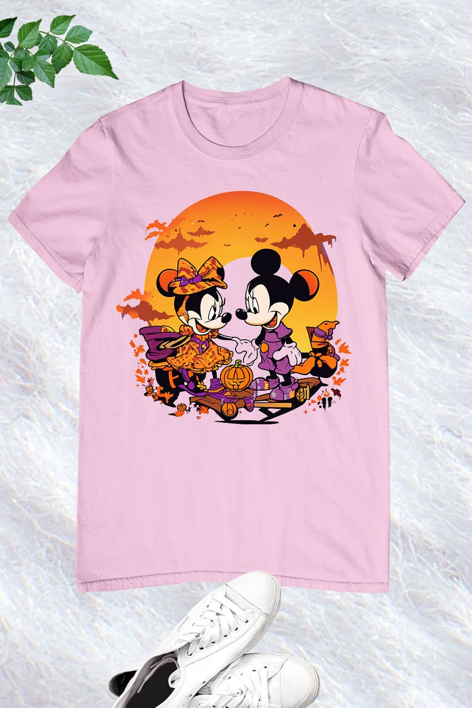Halloween Mickey and Minnie Theme Shirt - Image 9