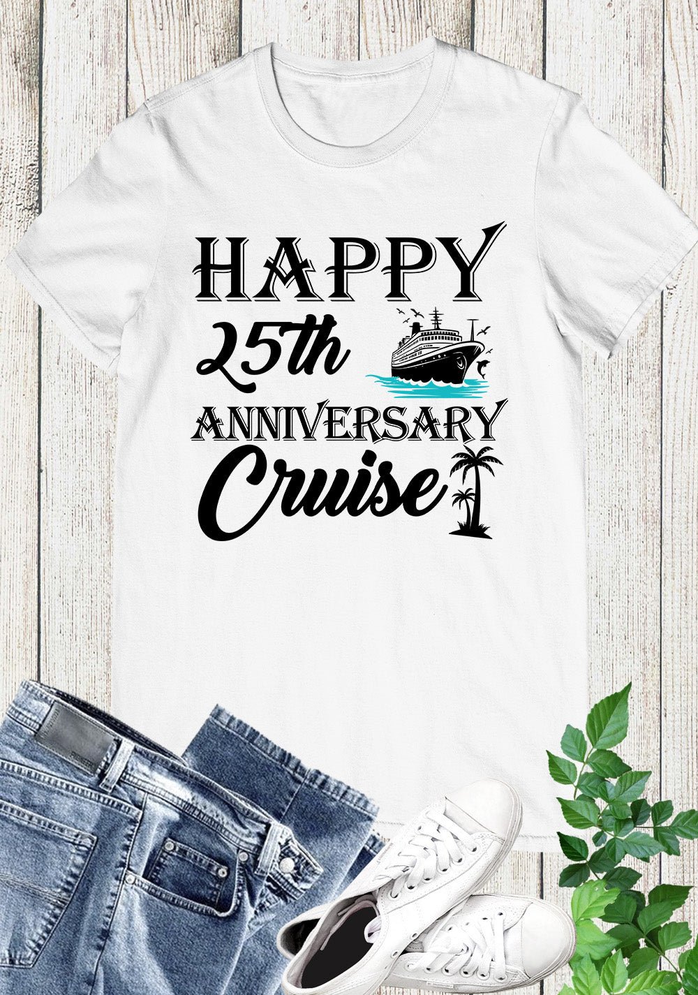 Anniversary Cruise Shirts 25th