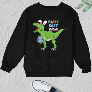 Dino Easter Toddler Sweatshirt