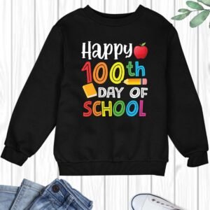 Happy 100th Day of School Kids Sweatshirt