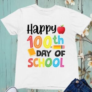 Happy 100th Day of School Kids T Shirt