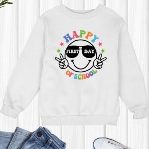 Happy First Day of School Kids Sweatshirt