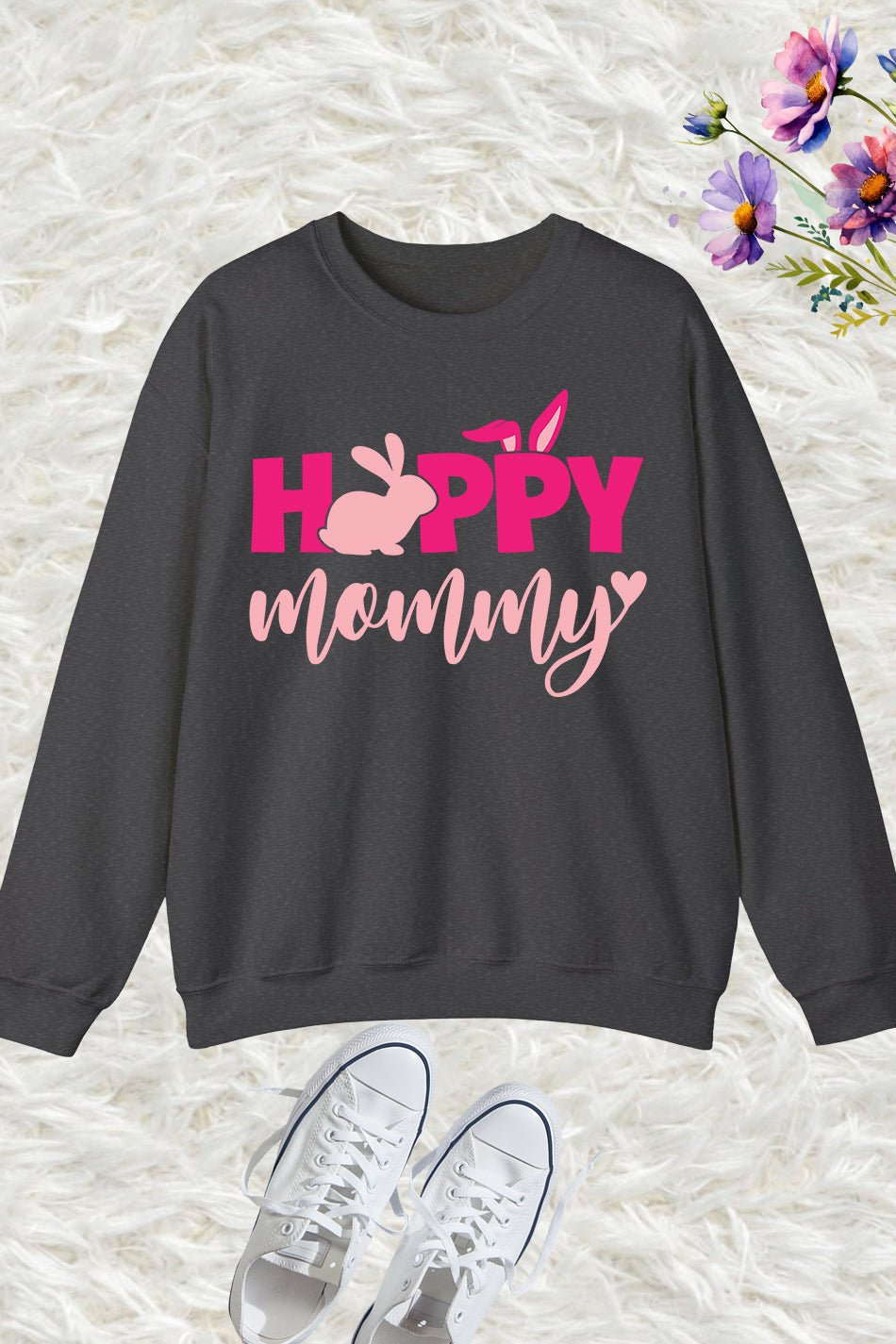 Happy Mommy Easter Sweatshirt
