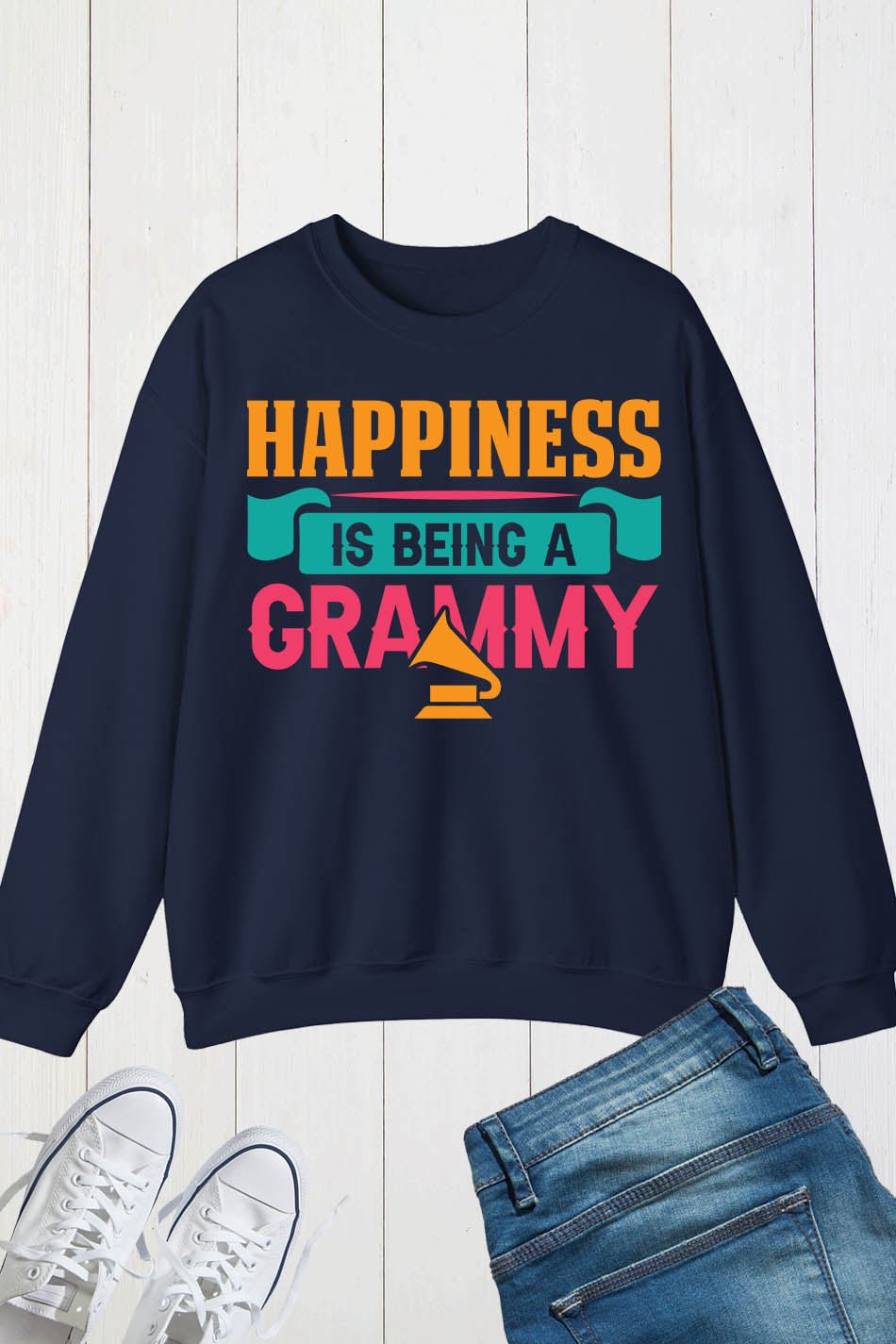 Happiness Is Being A Grammy Funny Sweatshirt