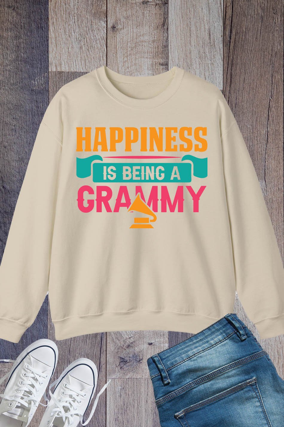 Happiness Is Being A Grammy Funny Sweatshirt