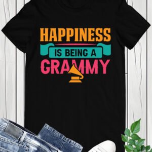 Happiness Is Being A Grammy Funny T Shirt