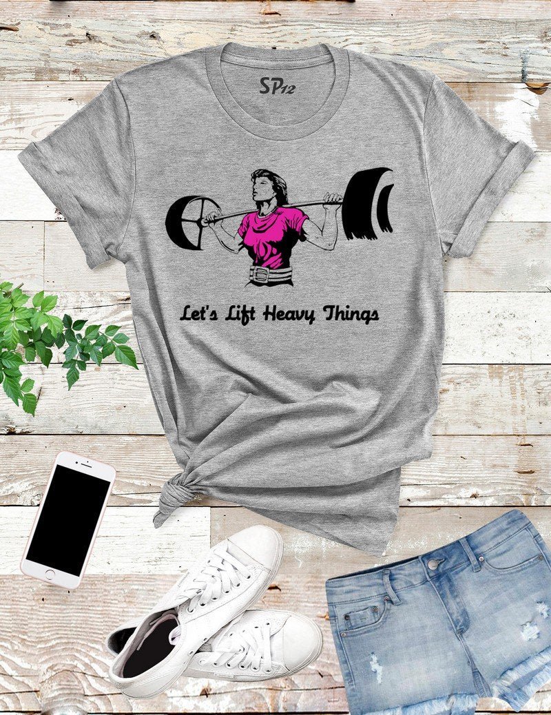 Heavy Weight Lifter Women T Shirt