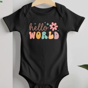 Hello World Baby Bodysuit
