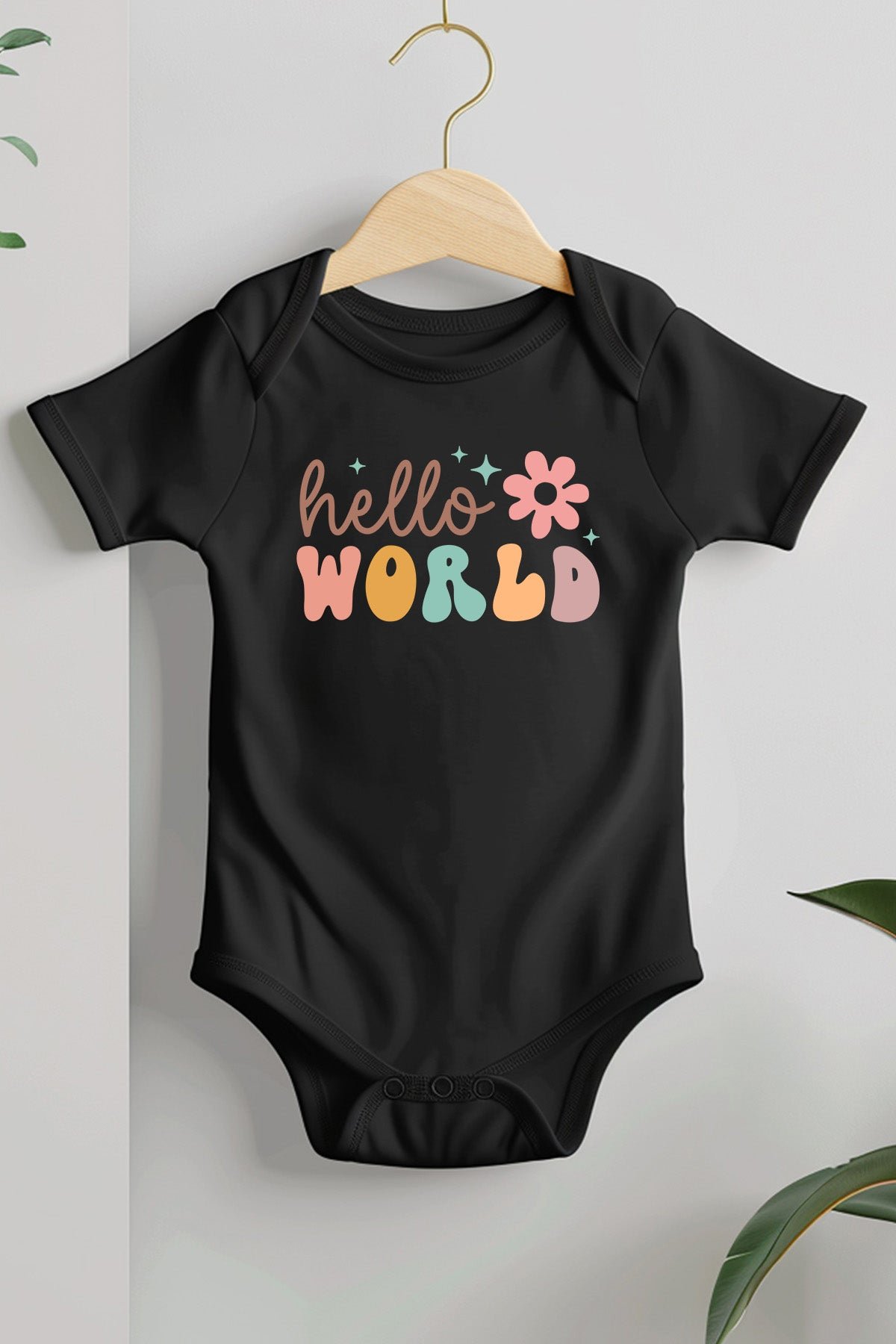 Hello World Baby Bodysuit