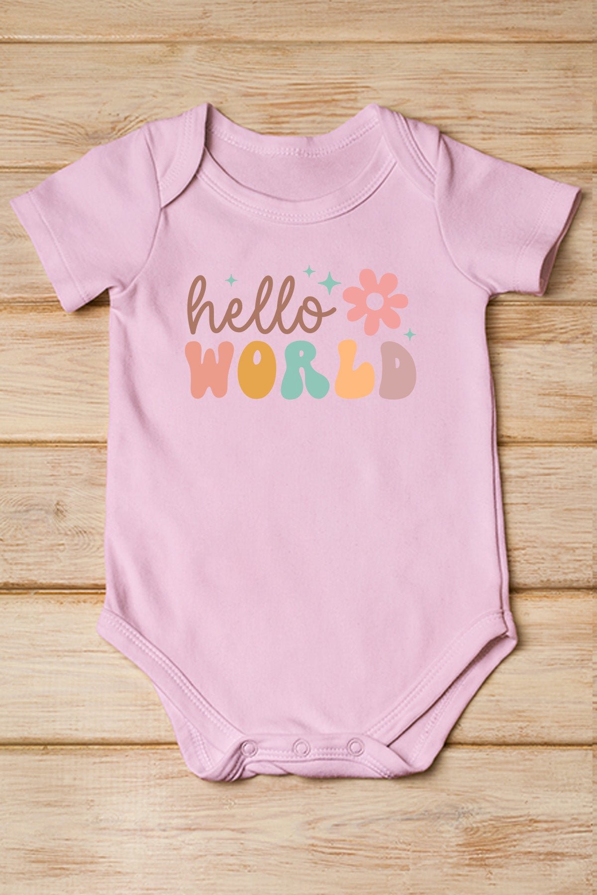 Hello World Baby Bodysuit - Image 3