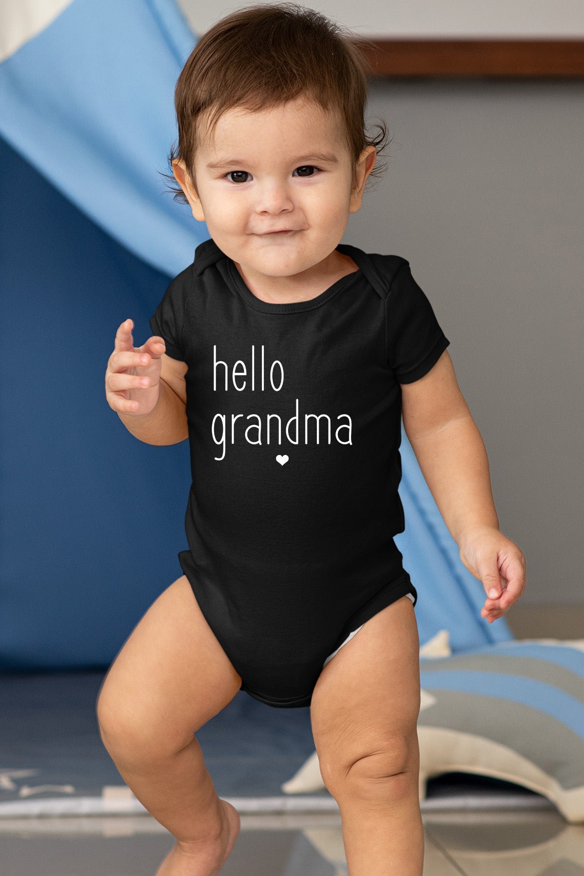 Hello Grandma Baby Bodysuit - Image 3