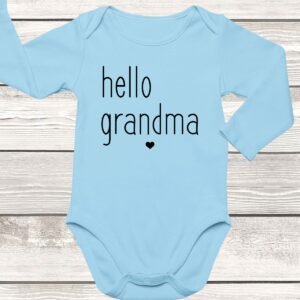 Hello Grandma Baby Bodysuit
