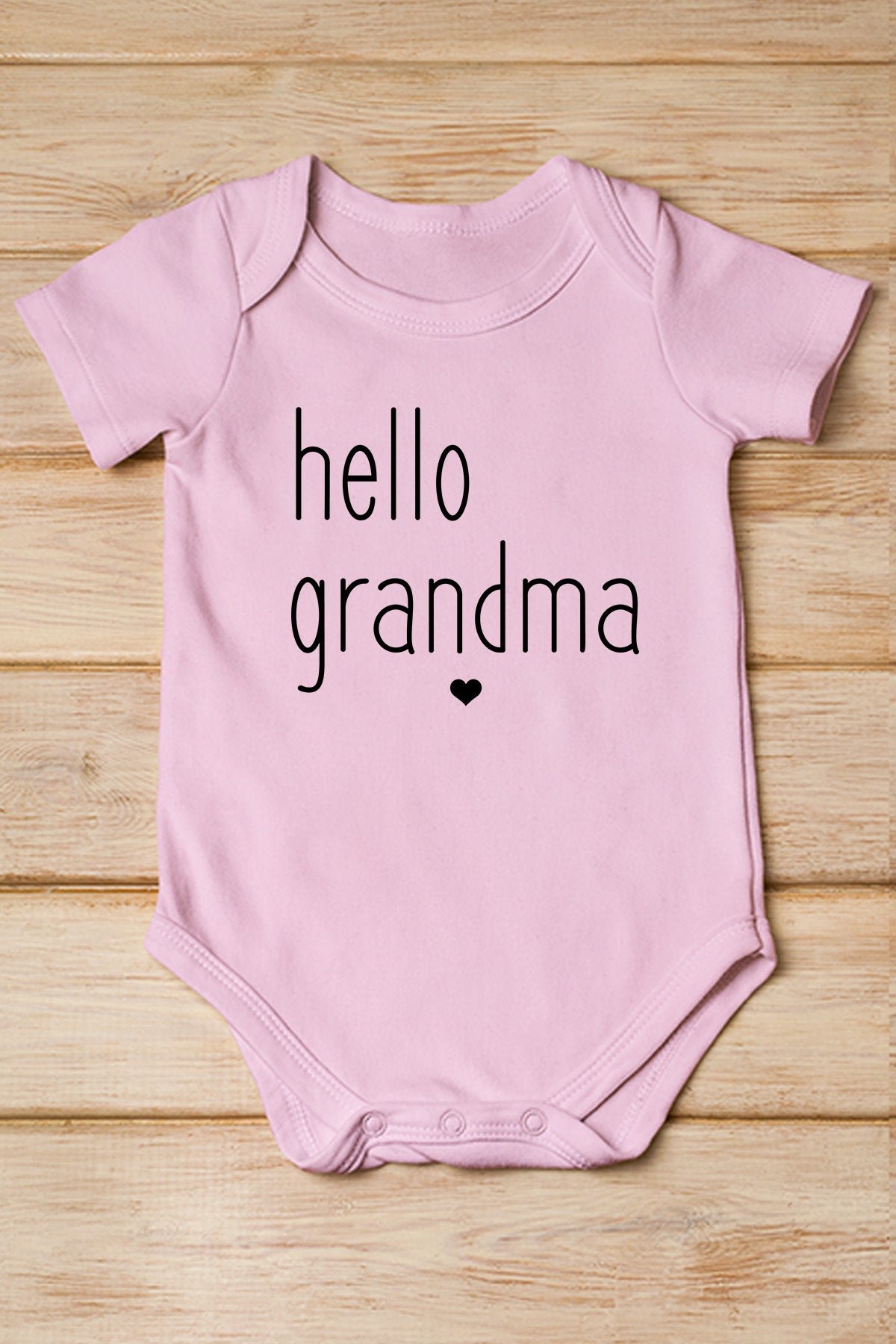 Hello Grandma Baby Bodysuit - Image 4