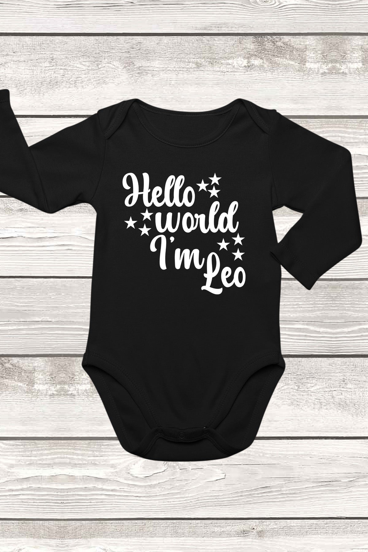 Hello World Custom Baby Name Bodysuit - Image 3