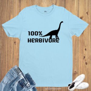 Herbivore Dinosaur Vegan T shirt