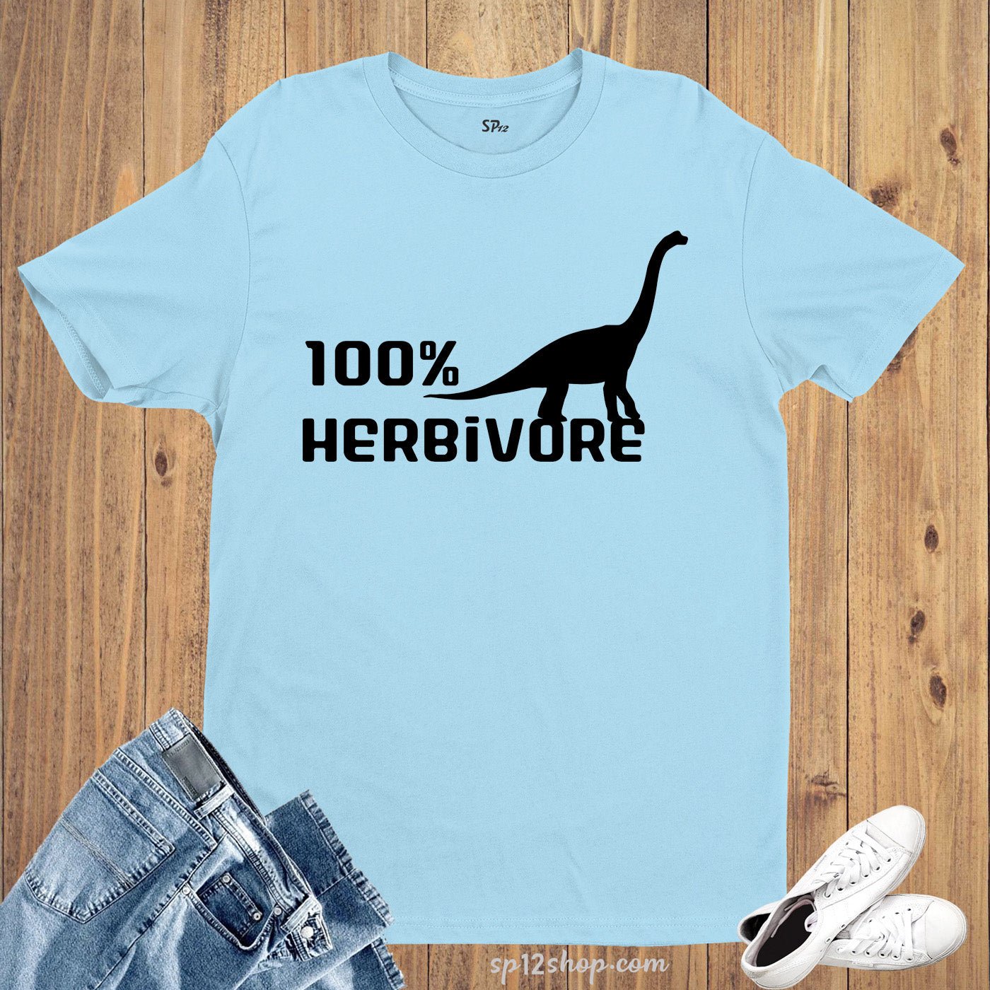 Herbivore Dinosaur Vegan T shirt