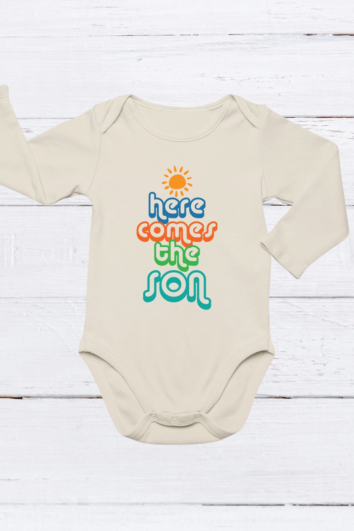 Here Comes The Son Baby Bodysuit