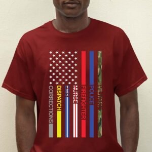 First Responder Tees US Hero Flag T-shirt