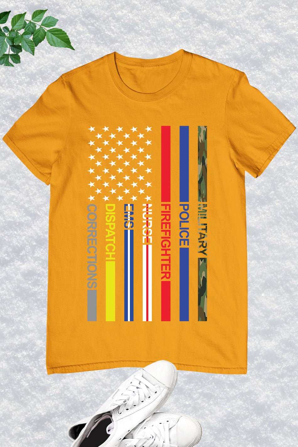 First Responder Tees US Hero Flag T-shirt
