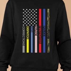 First Responder Tees US Hero Flag Sweatshirt