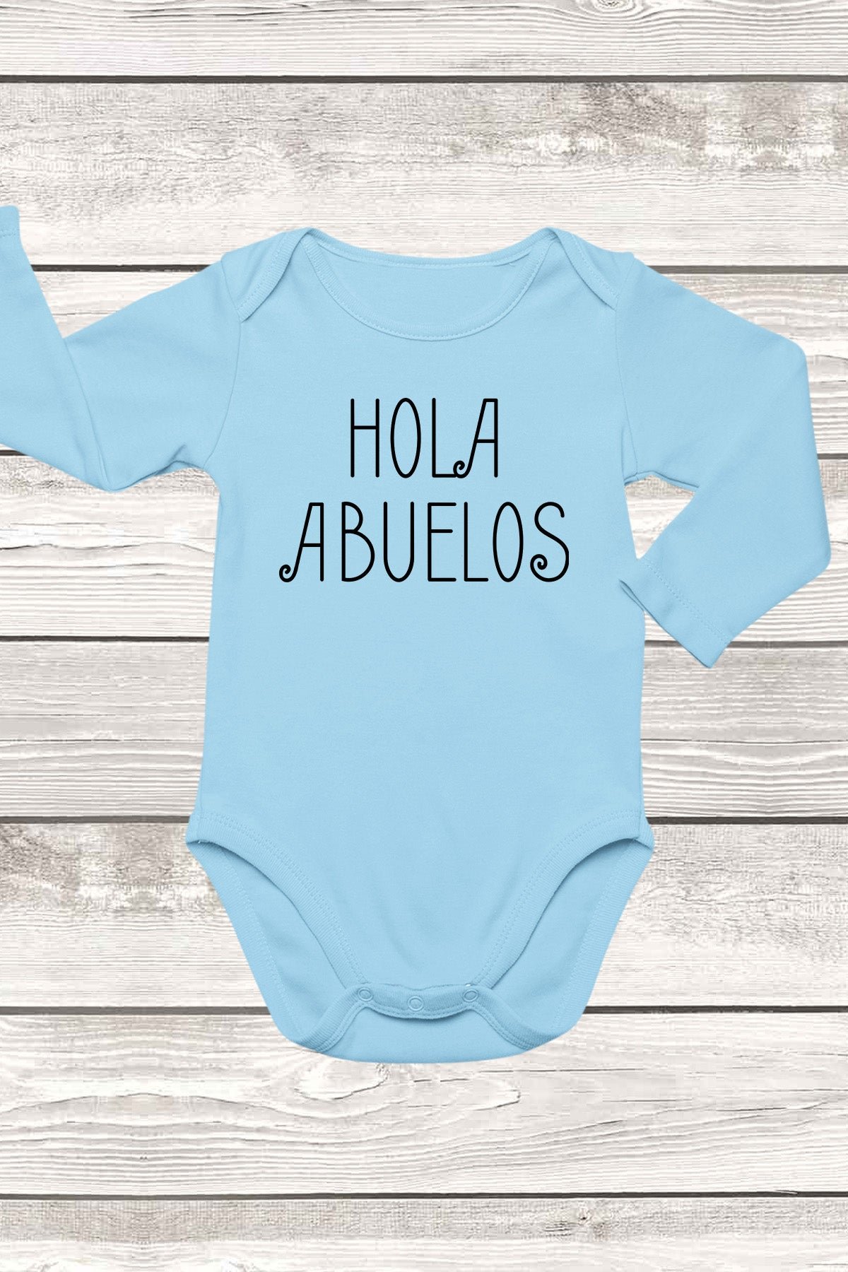 Hola Abuelos Baby Bodysuit - Image 3