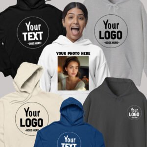Custom Hoodie Print Your Photo Text Logo