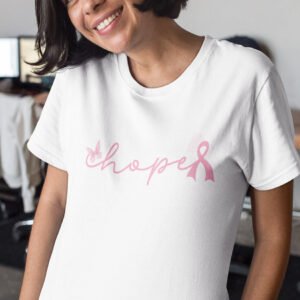 Breast Cancer Ribbon Wonder Women Hope shirt