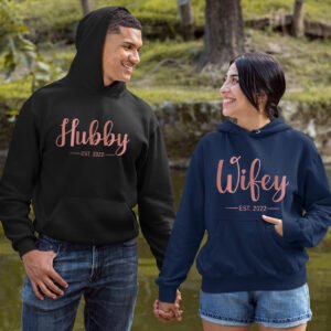 Hubby and Wifey Matching Hoodie