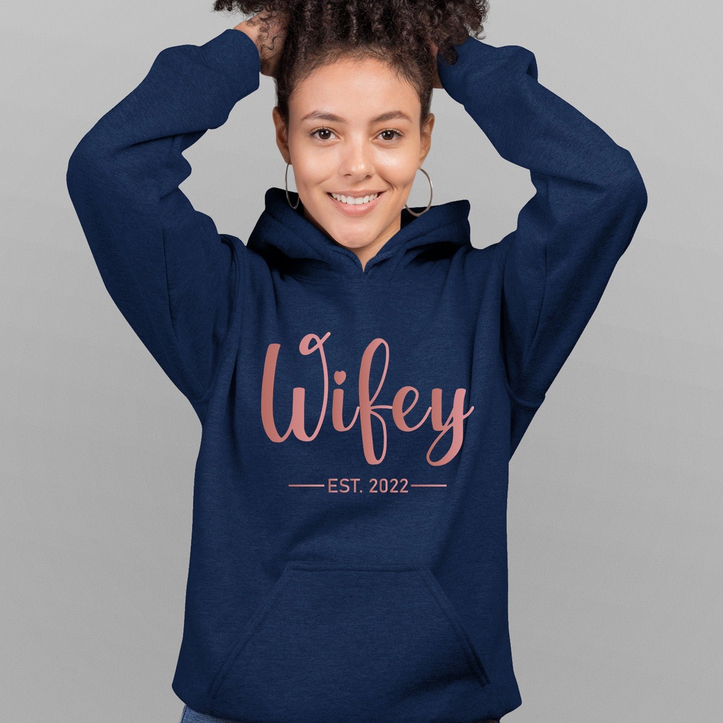 Hubby and Wifey Matching Hoodie