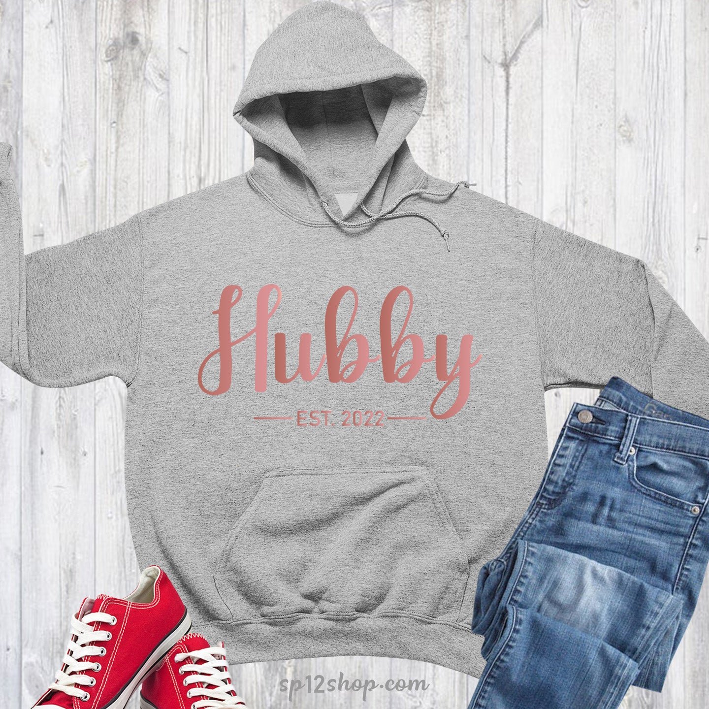 Hubby and Wifey Matching Hoodie