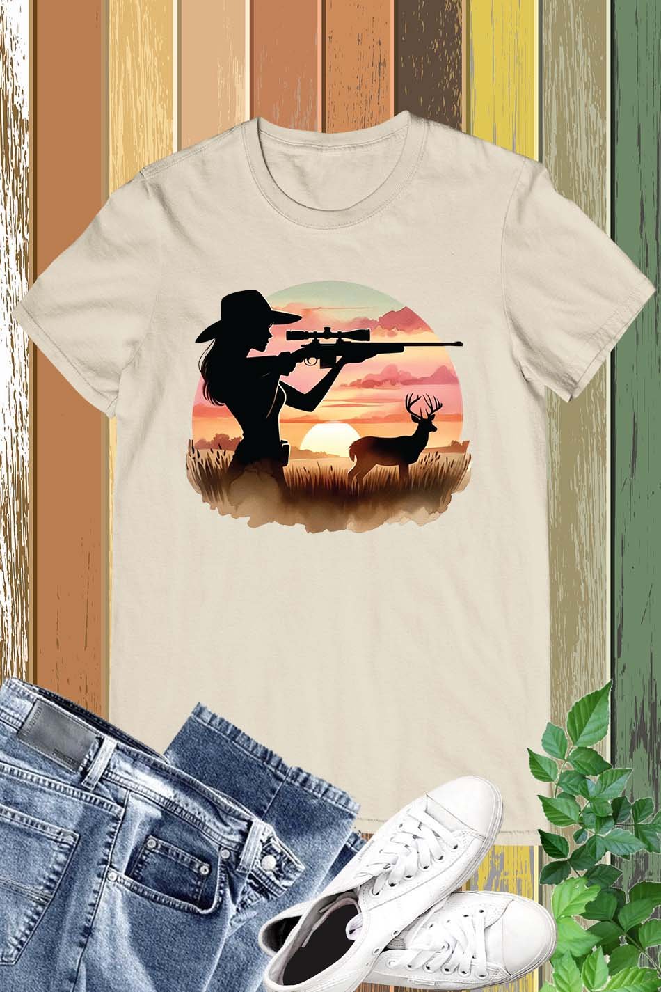 Women Hunting Deer Shirt - Image 4