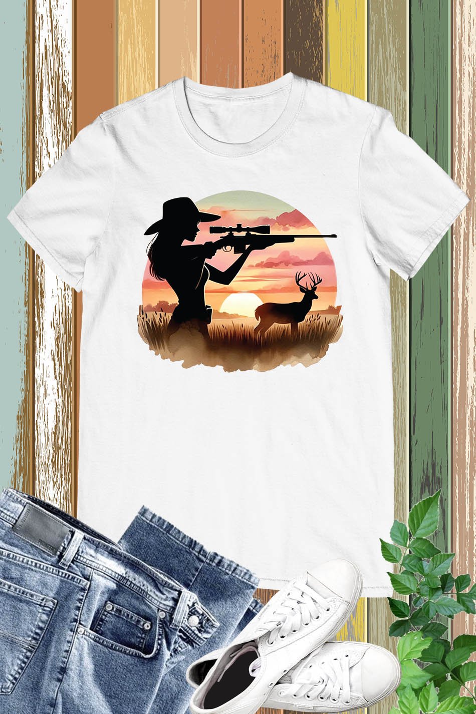 Women Hunting Deer Shirt