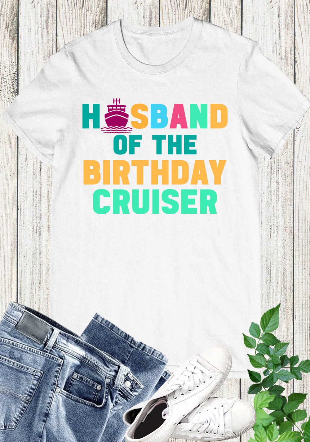 Husband of the Birthday Cruiser Shirts