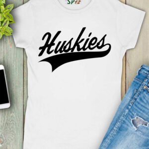 Huskies Dog Lover Women T Shirt