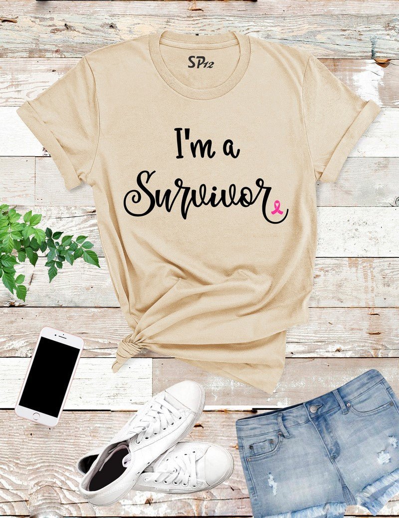 I Am Survivor Breast Cancer Awareness T Shirt